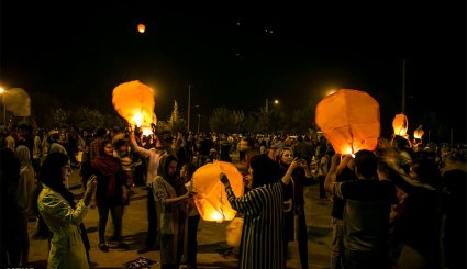جشنواره بالن ها در بجنورد. تصاویر