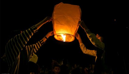 جشنواره بالن ها در بجنورد. تصاویر