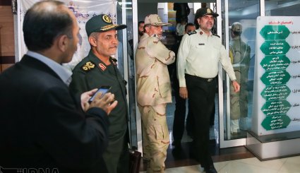 بازدید سرلشکر باقری از فرماندهی مرزبانی نیروی انتظامی. تصاویر