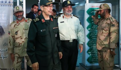 بازدید سرلشکر باقری از فرماندهی مرزبانی نیروی انتظامی. تصاویر