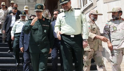 بازدید سرلشکر باقری از فرماندهی مرزبانی نیروی انتظامی. تصاویر