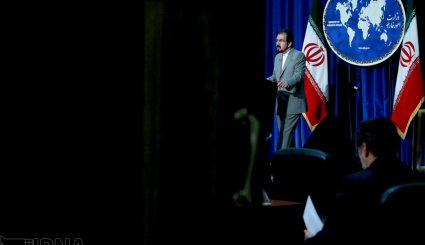 نشست خبری سخنگوی وزارت امور خارجه. تصاویر