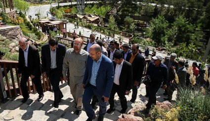 بازدید شهردار تهران از فاز دوم باغ پرندگان تهران. تصاویر
