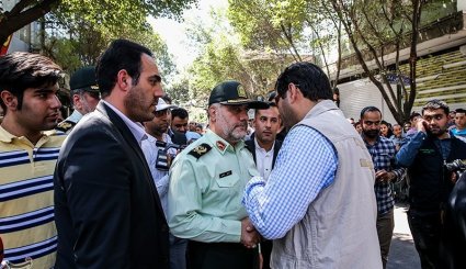 بازسازی صحنه جرم سرقت مسلحانه از طلافروشی. تصاویر
