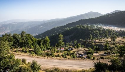 طبیعت تابستانی جنگل اولنگ و چشمه گل رامیان