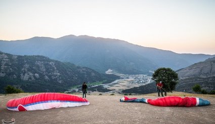 طبیعت تابستانی جنگل اولنگ و چشمه گل رامیان