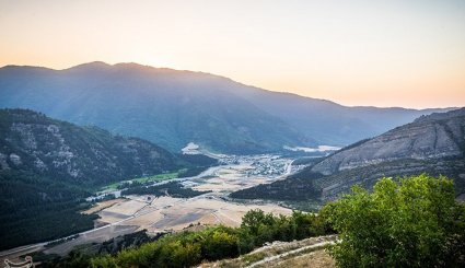 طبیعت تابستانی جنگل اولنگ و چشمه گل رامیان