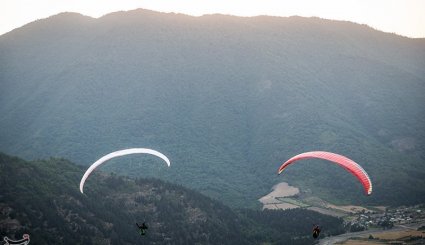 طبیعت تابستانی جنگل اولنگ و چشمه گل رامیان