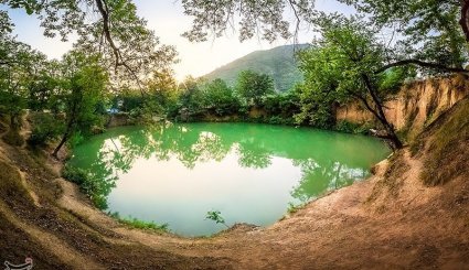 طبیعت تابستانی جنگل اولنگ و چشمه گل رامیان