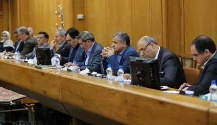دیدار محمد علی نجفی با مدیران شهرداری و اعضاء شورای شهر تهران. تصاویر