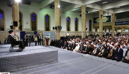 دیدار طلاب حوزه‌های علمیه استان تهران با رهبر معظم انقلاب