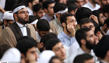 دیدار طلاب حوزه‌های علمیه استان تهران با رهبر معظم انقلاب