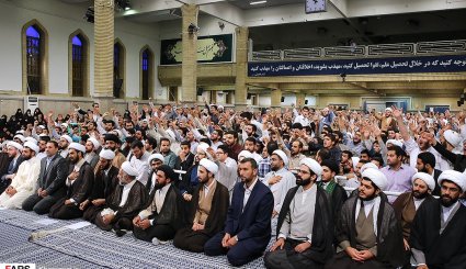 دیدار طلاب حوزه‌های علمیه استان تهران با رهبر معظم انقلاب