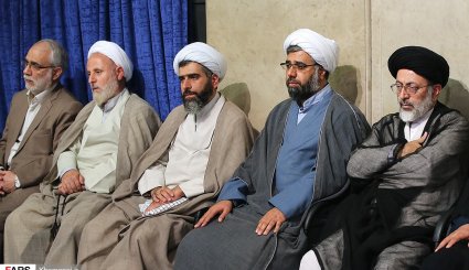 دیدار طلاب حوزه‌های علمیه استان تهران با رهبر معظم انقلاب