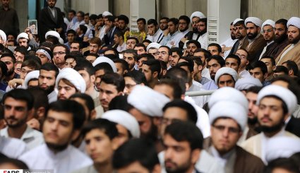دیدار طلاب حوزه‌های علمیه استان تهران با رهبر معظم انقلاب