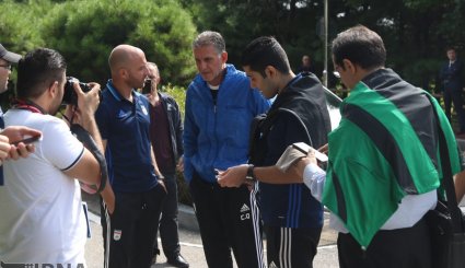 نشست خبری کارلوس کی روش. تصاویر