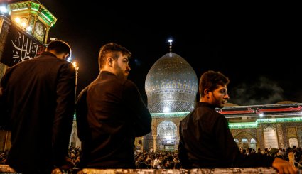 شب سوم مراسم عزاداری ایام مسلمیه در شهر ری. تصاویر