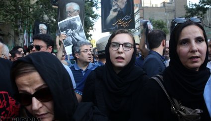 تشییع پیکر مرحوم ابراهیم یزدی/ تصاویر