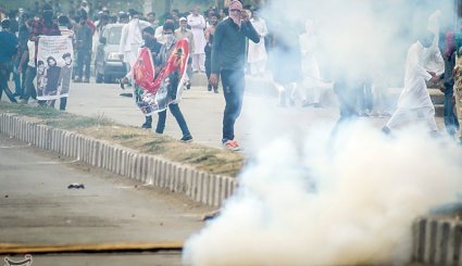 درگیری پلیس هند و نمازگزاران عید قربان در کشمیر