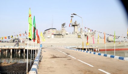 مراسم استقبال از ناوگروه چهل وهفتم نیروی دریایی ارتش. تصاویر