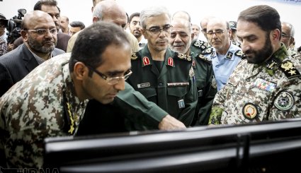 بازدید سرلشکر باقری از قرارگاه پدافند هوایی خاتم‌الانبیا. تصاویر