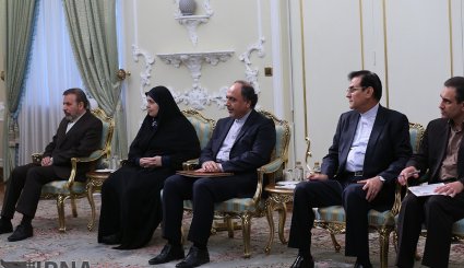 دیدار رئیس مجلس آفریقای جنوبی با روحانی. تصاویر