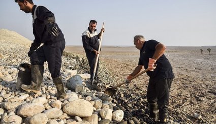 آلودگی نفتی در سواحل ماهشهر