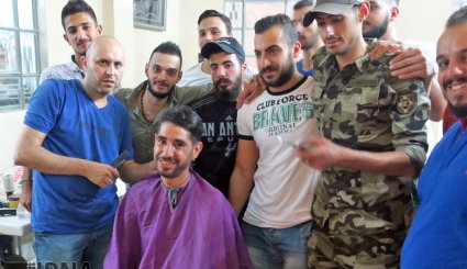 استقبال از «حسین سکاف»اسیر آزاد شده از چنگ تروریست ها