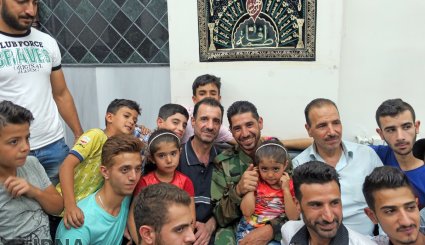 استقبال از «حسین سکاف»اسیر آزاد شده از چنگ تروریست ها