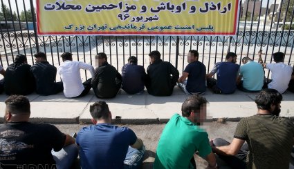 دستگیری 213 نفر از اراذل و اوباش پایتخت + تصاویر