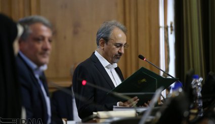 مراسم ادای سوگند شهردار جدید تهران

