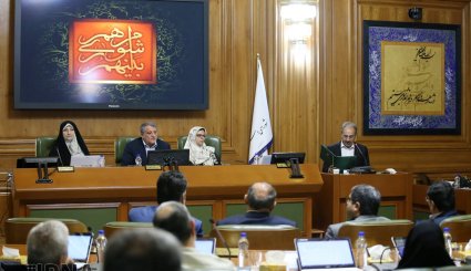 مراسم ادای سوگند شهردار جدید تهران

