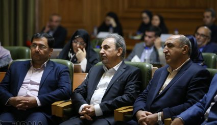 مراسم ادای سوگند شهردار جدید تهران

