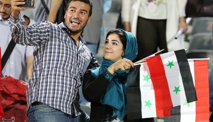 دیدار تیم‌های فوتبال ایران و سوریه