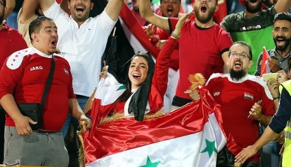 دیدار تیم‌های فوتبال ایران و سوریه