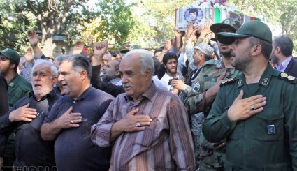 تبریز/تشییع پیکر مطهر فهمیده آذربایجان‎ + تصاویر