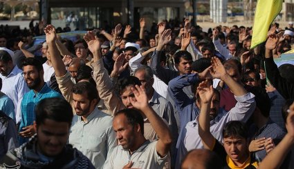 تشییع ۳ شهید مدافع حرم - قم + تصاویر