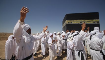 بازسازی واقعه تاریخی غدیر خم در استان خراسان جنوبی + تصاویر