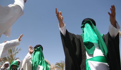 بازسازی واقعه تاریخی غدیر خم در استان خراسان جنوبی + تصاویر