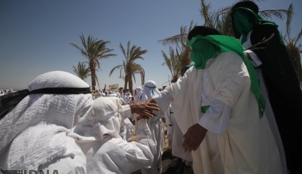 بازسازی واقعه تاریخی غدیر خم در استان خراسان جنوبی + تصاویر