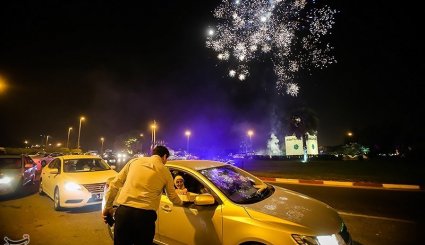 جشن عید غدیر در خیابانهای کیش + تصاویر
