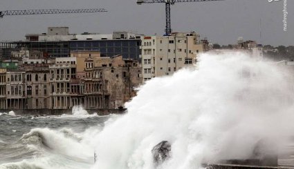 اولین تصاویر از خسارت طوفان مهیب «ایرما» در فلوریدا
