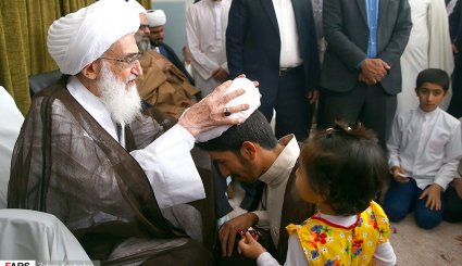 مراسم عمامه گذاری طلاب حوزه علمیه قم