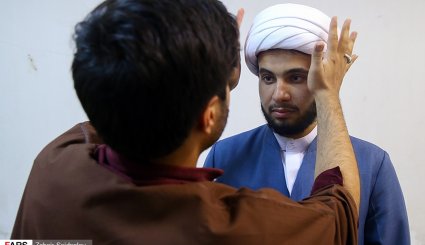 مراسم عمامه گذاری طلاب حوزه علمیه قم