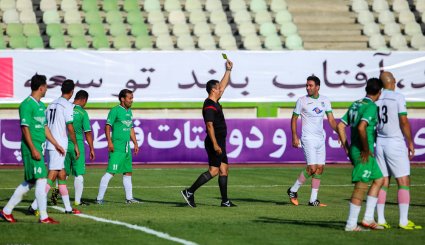 دیدار تیم منتخب پیشکسوتان فوتبال و تیم رسانه ورزش