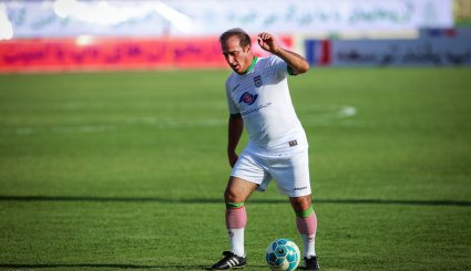 دیدار تیم منتخب پیشکسوتان فوتبال و تیم رسانه ورزش