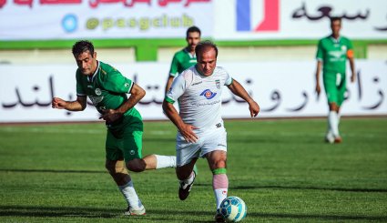 دیدار تیم منتخب پیشکسوتان فوتبال و تیم رسانه ورزش