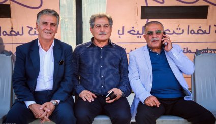دیدار تیم منتخب پیشکسوتان فوتبال و تیم رسانه ورزش