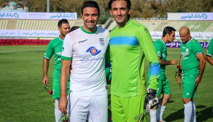 دیدار تیم منتخب پیشکسوتان فوتبال و تیم رسانه ورزش