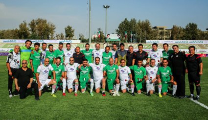 دیدار تیم منتخب پیشکسوتان فوتبال و تیم رسانه ورزش